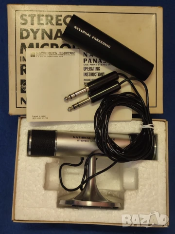 Японски динамичен стерео микрофон, снимка 4 - Микрофони - 51339486