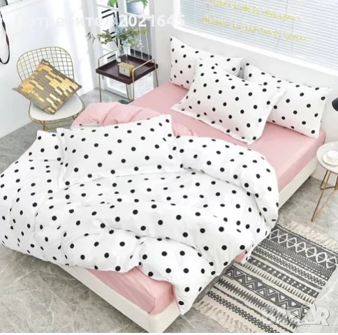 Спален комплект с чаршаф с ластик