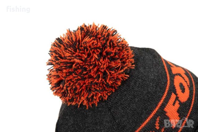 Шапка Fox Collection Bobble - Black & Orange, снимка 6 - Екипировка - 43808132