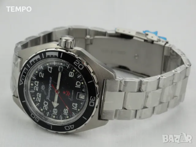 ВОСТОК КОМАНДИРСКИЕ АВТОМАТИЧЕН-24 часа ref: 650541, снимка 2 - Мъжки - 41784853