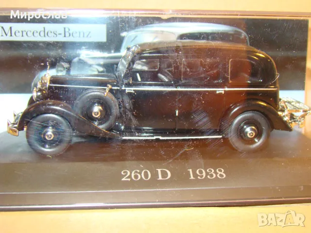 1:43 MERCEDES BENZ 260 D 1938 КОЛИЧКА ИГРАЧКА МОДЕЛ, снимка 2 - Колекции - 48285505