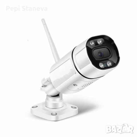 Външна 3MPX WiFi камера с метален корпус, нощно виждане до 40 метра и вградени микрофон и говорител, снимка 2 - Други стоки за дома - 52141271