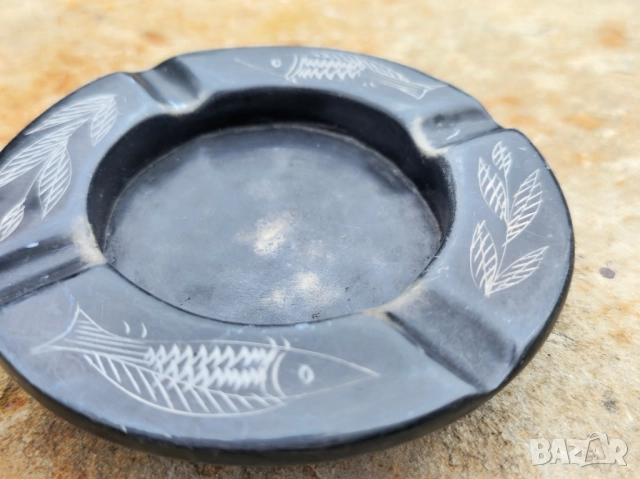 Винтидж Каменен Пепелник, снимка 5 - Антикварни и старинни предмети - 52033260