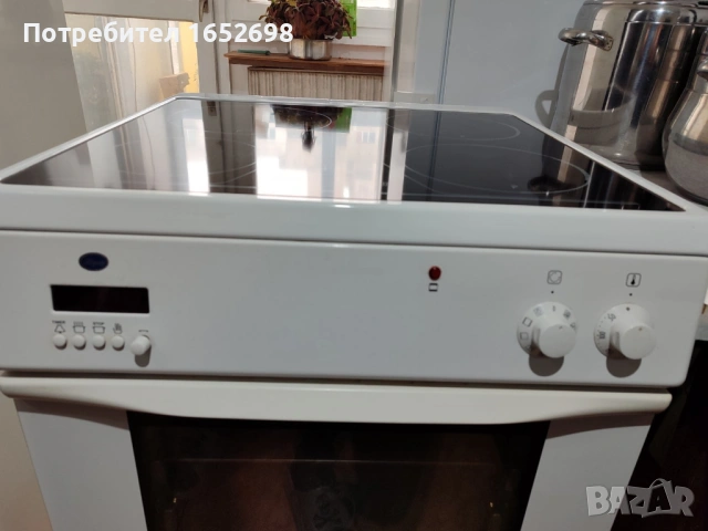 Готварска печка gorenje със инструкционни котлони.