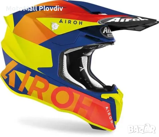Airoh TWIST 2.0 LIFT AZURE MATT каска мотор мото крос ендуро мото крос, снимка 2 - Аксесоари и консумативи - 49177833