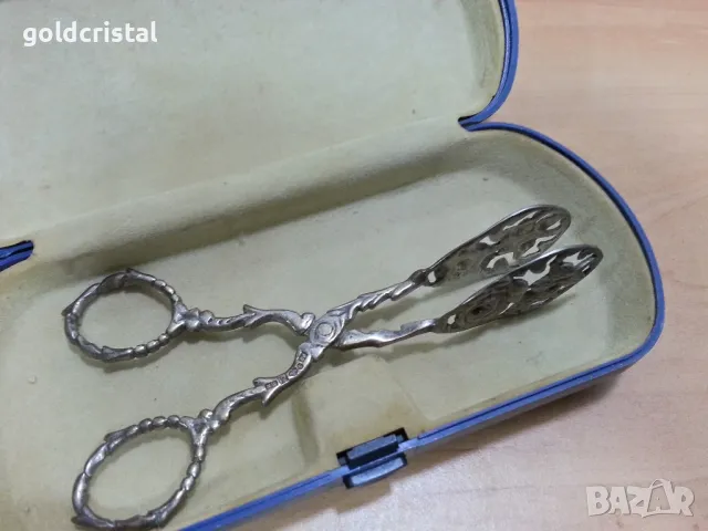 сребърна щипка за сервиране 