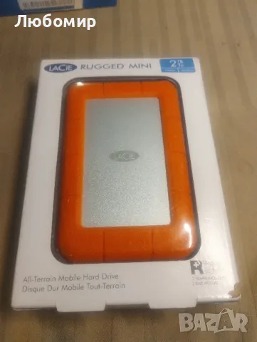 Пътувайте с огромен капацитет в ултракомпактен преносим твърд диск — LaCie Rugged Mini. 2tb, снимка 6 - Външни хард дискове - 47964332