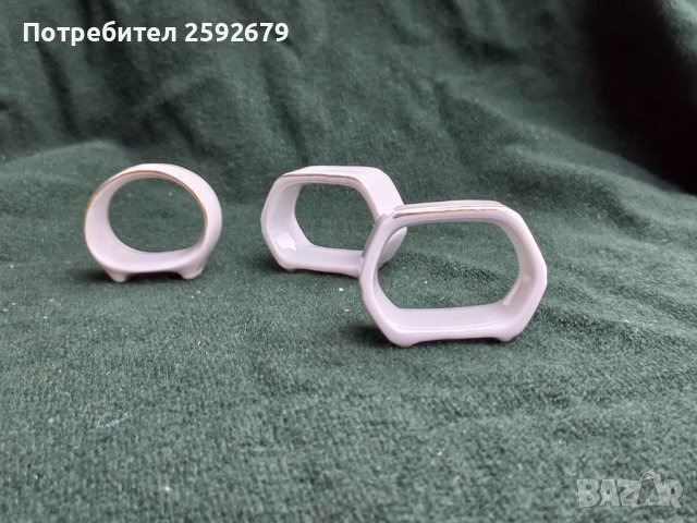 Порцеланови пръстени /рингове/ за салфетки, снимка 2 - Обзавеждане за заведение - 37073329