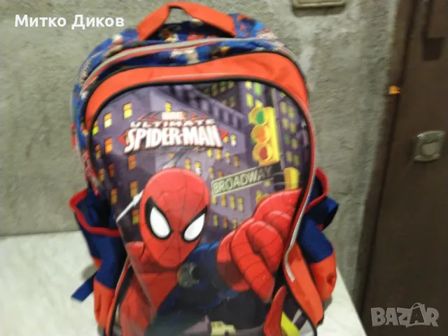 Spider Man Раница Спайдър мен раница 41х29х19см като нова, снимка 4 - Раници - 50380860