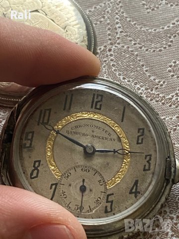Джобен часовник Hamburg American , снимка 2 - Джобни - 39044102