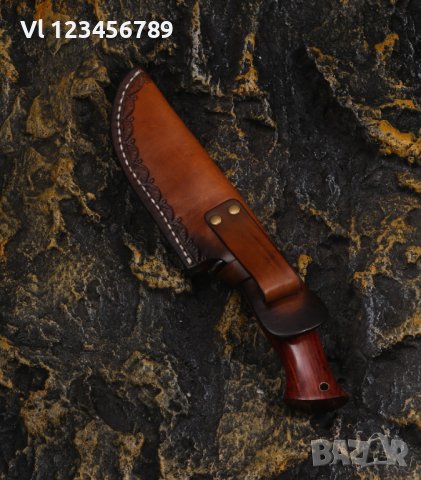 Уникален  ловен нож DRAGON JAP DAMASK - 98х219, снимка 4 - Ножове - 43106570