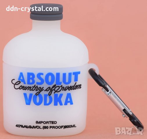 Силиконов Калъф За Airpods – Absolut, снимка 2 - Слушалки, hands-free - 39541746