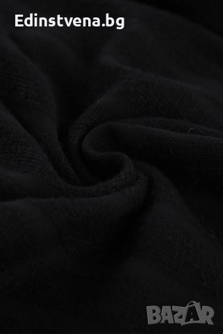 Ефектна дамска блуза в черно, снимка 12 - Блузи с дълъг ръкав и пуловери - 43259178