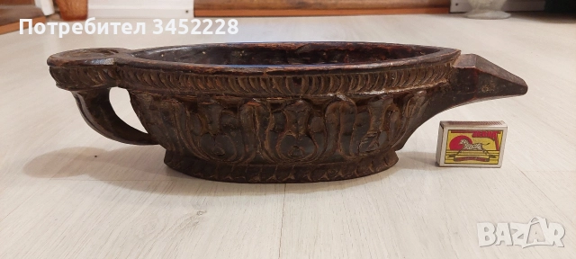 дърворезба античен медицински хаван масив за ценители , снимка 8 - Антикварни и старинни предмети - 52774857