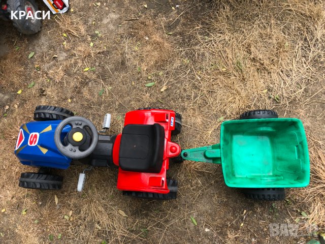продавам детска играчка трактор със ремърке , снимка 7 - Коли, камиони, мотори, писти - 40724286