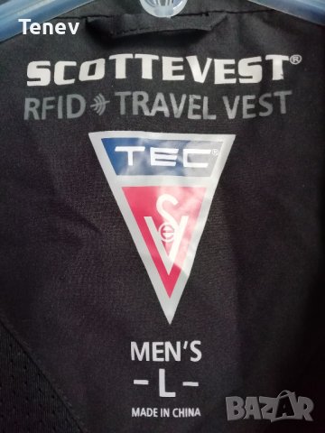 SCOTTeVEST RFID Travel Vest оригинална мъжка жилетка , снимка 3 - Сака - 39580501