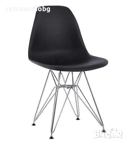  Трапезен стол Туист черен