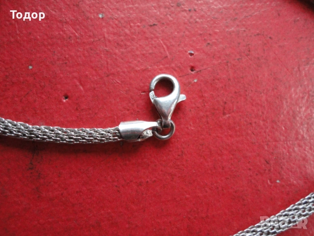 Невероятна сребърна верижка 9 , снимка 6 - Колиета, медальони, синджири - 53300238