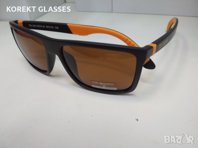 Ted Brown HIGH QUALITY POLARIZED100%UV Слънчеви очила TOП цена !!! Гаранция!!! , снимка 1 - Слънчеви и диоптрични очила - 26597352