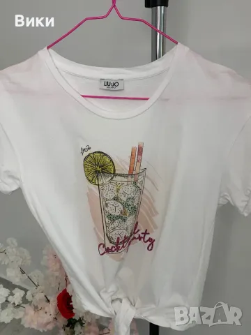 Тениска Liu Jo размер XS-S, снимка 4 - Тениски - 49692989