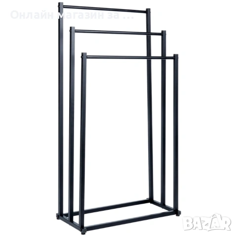 Стойка за хавлии за баня, метална стойка, 3 нива, снимка 4 - Сушилници - 53232667