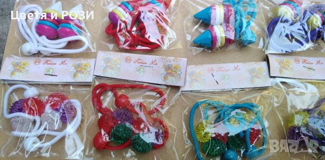 Ластици за коса, снимка 4 - Шноли, диадеми, ленти - 37541282