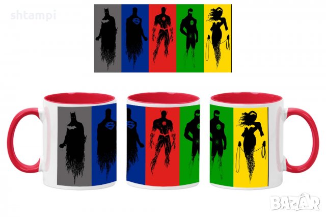 Чаша DC Justice leage 02,Керамична Чаша, Кафе Чай, Игра,Изненада,Подарък,Повод,Празник,Рожден Ден, снимка 5 - Чаши - 38512368