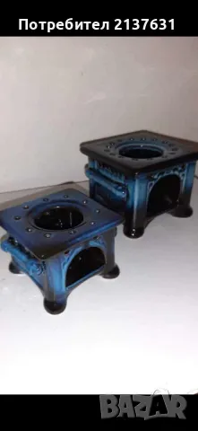 СВЕЩНИЦИ в СИНЬО 