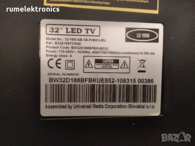 BLAUPUNKT 32/188I-GB-5B-FHBKU-EU на части, снимка 3 - Части и Платки - 27670870