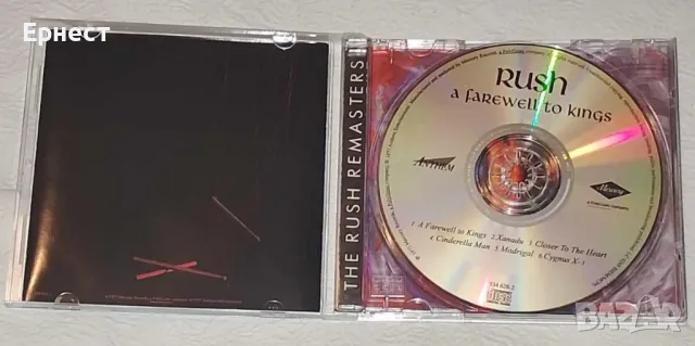 Rush - A Farewell To Kings CD, снимка 4 - CD дискове - 48759042