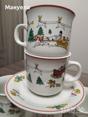 Коледен троен сет , снимка 9 - Чаши - 43239180