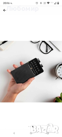 Преносимо джобно радио Sangean, SR-36 B, Pocket 110 AM/FM, Черен, снимка 5 - Радиокасетофони, транзистори - 51937400