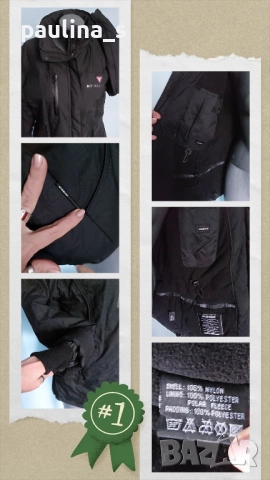 Два броя / Топло черно яке тип парка "Craft" и "Nimbus" , снимка 11 - Палта, манта - 16679870