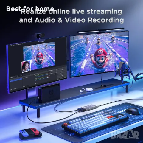 HDTV Game Capture Card 4K, 5 порта, снимка 5 - Аксесоари - 49409159