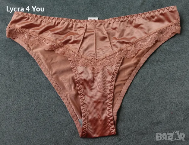 M дамски комплект от 5 цвята сатенени бикини, снимка 15 - Бельо - 50368116