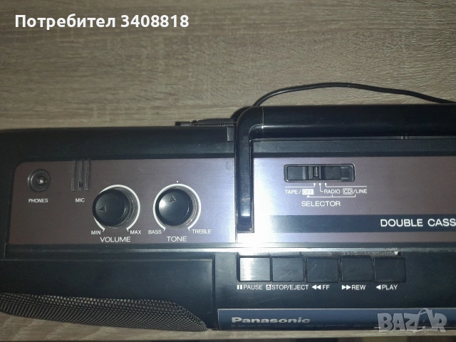 Касетофон Panasonic RX-FT500, снимка 3 - Радиокасетофони, транзистори - 53407557
