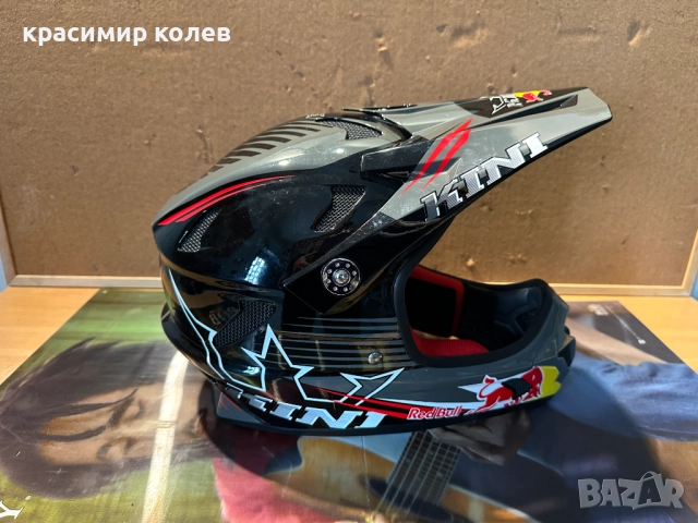 кросова каска "HELMET KINI RED BUL"/L/, снимка 5 - Други спортове - 52729857