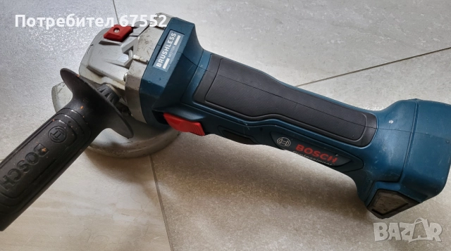 Безчетков флекс Bosch GWS 18V-7, 11000 оборота, 115 диск. Само машина. Цена 180лв. (крайна)., снимка 1