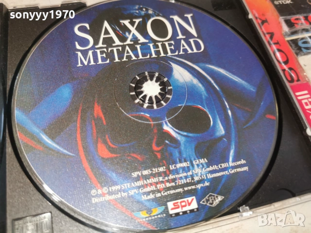 SAXON CD 0302261037, снимка 8 - CD дискове - 53334063