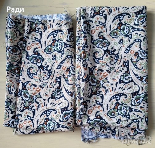 Продавам платове за рокля кафяви с цветя , снимка 6 - Други - 49882621