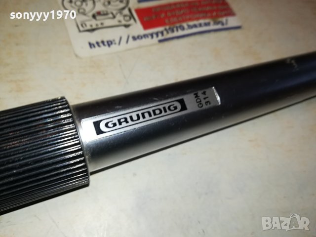 GRUNDIG MICROPHONE-MADE IN GERMANY 2712231800, снимка 4 - Микрофони - 43561212