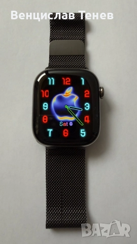 Apple Watch GPS + Cellular , цвят метално сиво, каишка метален графит с оригинална кутия, снимка 7 - Смарт часовници - 52672073