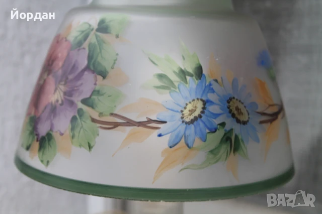 Стара настолна лампа, снимка 7 - Настолни лампи - 50461983