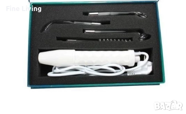 Козметичен уред за лице дарсонвал с антибактериално действие / Брой приставки – 4 различни в комплек, снимка 9 - Други - 52176212