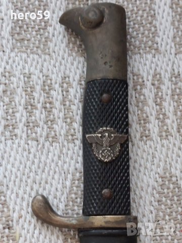 WW2-Немски параден щик нож-пожарна полиция  1933-45г., снимка 2 - Антикварни и старинни предмети - 42873520