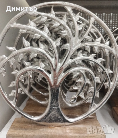 Декорация „Дървото на живота“ – метал и бамбук ., снимка 2 - Декорация за дома - 53373427