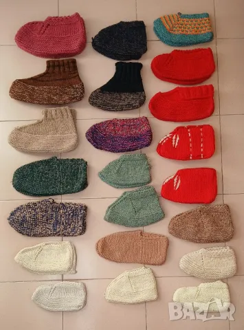 Вълнени терлици ръчно плетени.