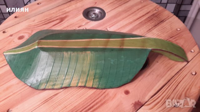 Дървена изработка имитация на листо има леки  забележки , снимка 6 - Декорация за дома - 37371557