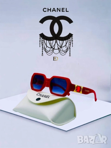 очила с черен обикновен калъф и ув защита chanel, снимка 2 - Слънчеви и диоптрични очила - 51456871