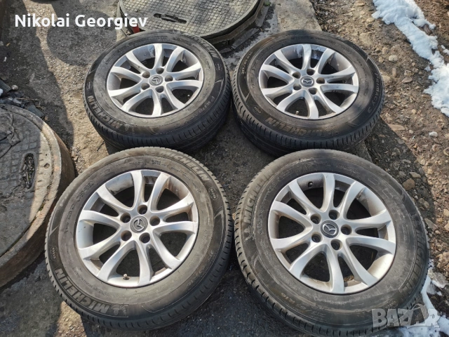 16 ки джанти 5х114.3 с летни гуми 215/65 от мазда 6